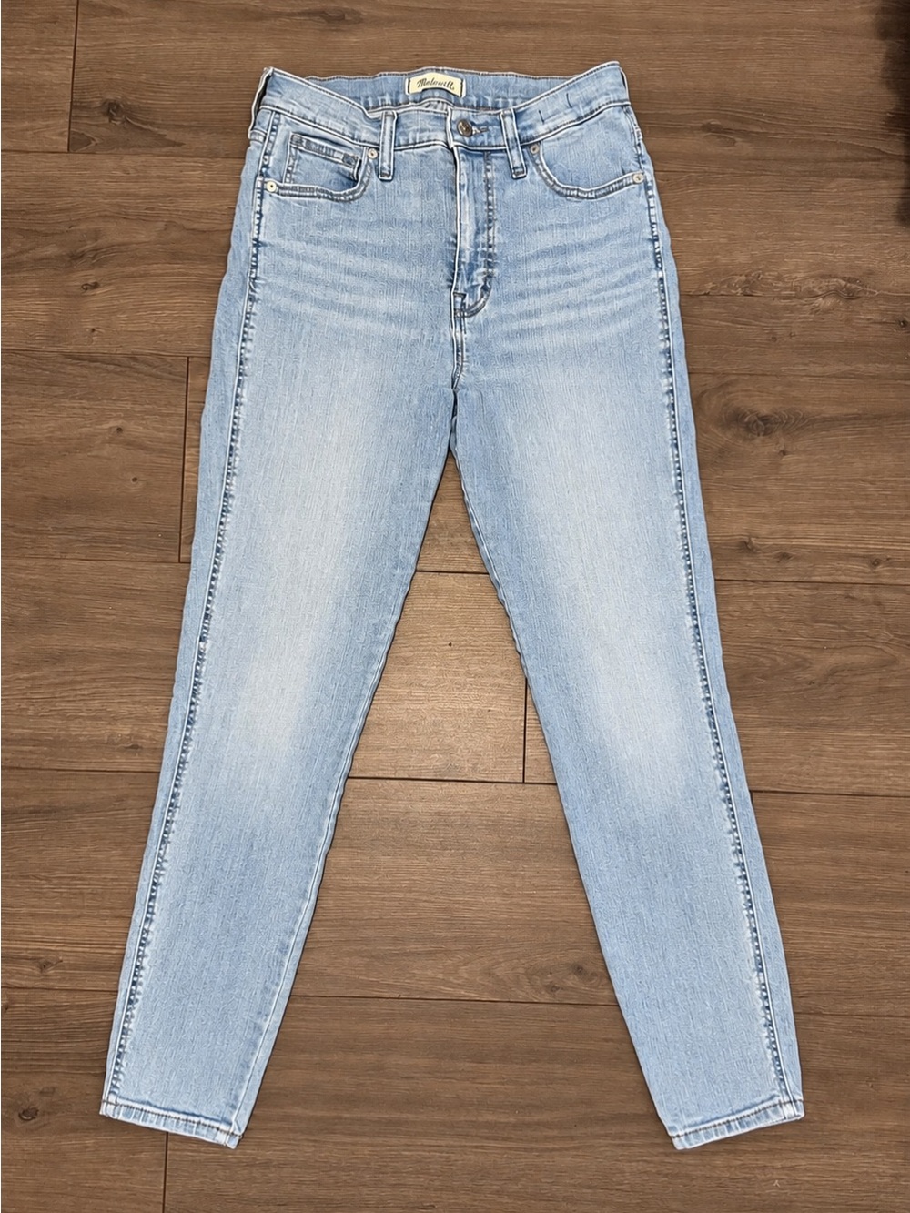 Madewell 10” High-Rise Skinny Jeans Size 28 Light Wash